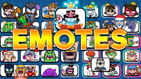 Todos Los Emotes De Clash Royale 2021 Seasons 1 24 All Emotes Clash Royale Sergio1722