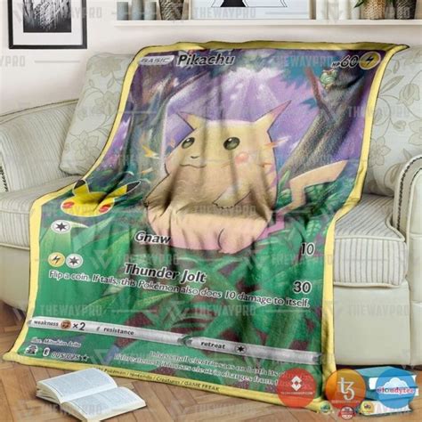 Pokemon Pikachu Celebrations Blanket Hot Sale 2025