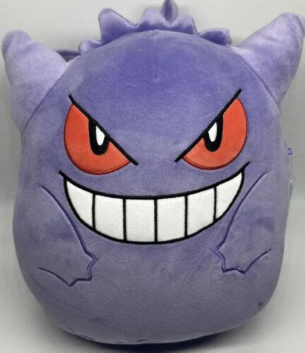 Pokemon Gengar Squishmallow New 10 Inch Kellytoy Nwt Squishmallows