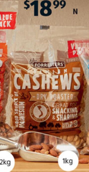 Dry Roasted Cashews 1kg Offer At ALDI