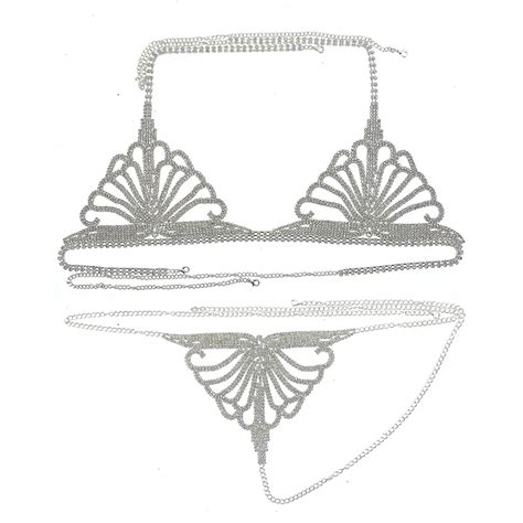 Rhinestone Tassels Sexy Bikini Bra Chain Night Fashion Jewelry Body Chain Sexual Underwear Buy