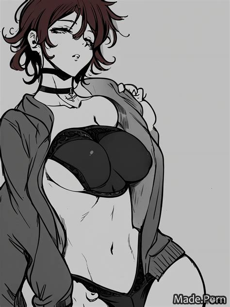 Porn Image Of Thick Ginger Short Full Shot Partially Nude Skinny Created By AI