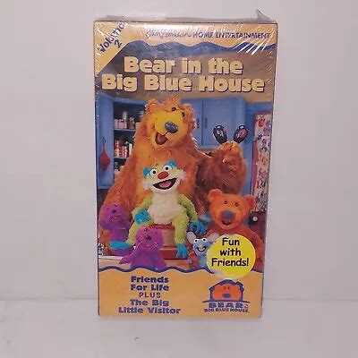 Bear In The Big Blue House Volume 2 VHS VCR Grelly USA