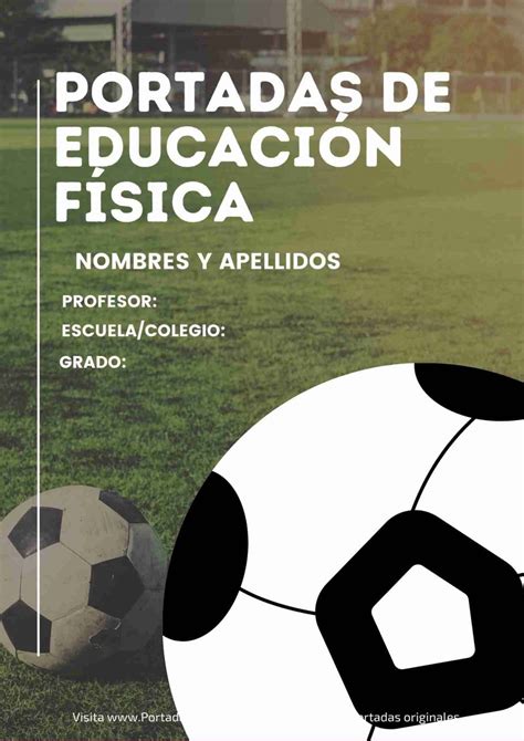 ᐅ 27 Mejores Portadas de Educación Física Portadas Word