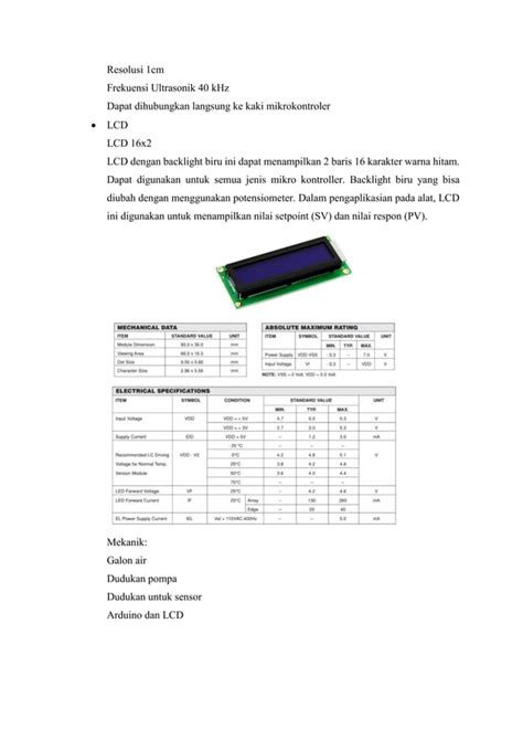 Sistem Kendali Volume Air Pada Air Isi Ulang Dengan Ultrasonic Metode