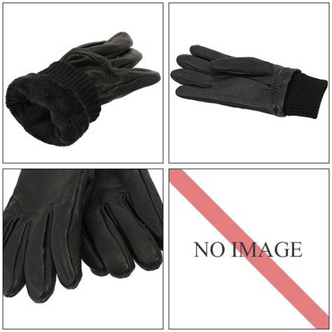 カナダグース／CANADA GOOSE "WORKMAN GLOVE・ワークマングローブ"メンズ レザー手袋(ブラック) 5287M 61