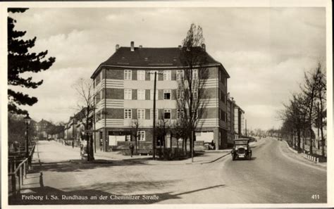 Ansichtskarte Postkarte Freiberg In Sachsen Rundhaus An Akpool De