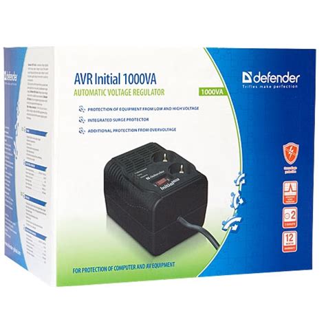 Стабилизатор напряжения Defender AVR Initial 1000