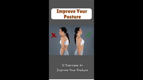 Perfect Your Posture 12 Exercises To Improve Your Posture🧘‍♂️💪 Youtube