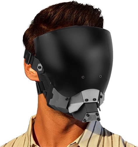 Marikito Cyberpunk Mask Helmet For Adult Techwear Futuristic Masks