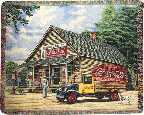 Solve Themes Vintage Ads Coca Cola Blanket Jigsaw Puzzle Online With