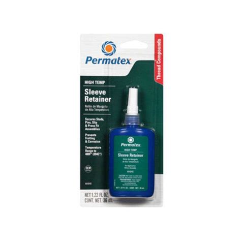 Permatex 64000 High Temperature Sleeve Retainer Hardwares Online Store