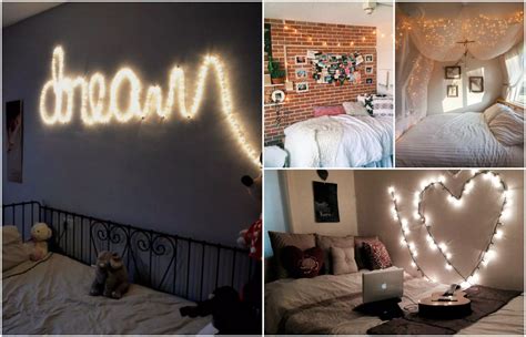 DIY String Lights Decorating Ideas For Your Bedroom - World inside pictures