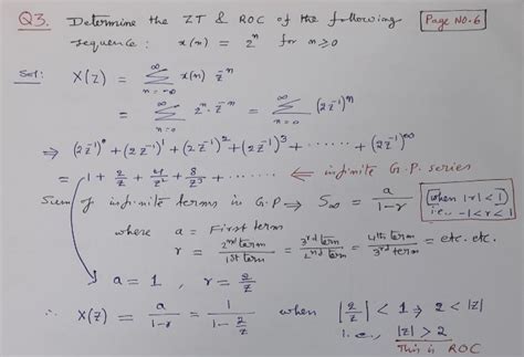 Z Transform Solved Problems Roc Engineerstutor