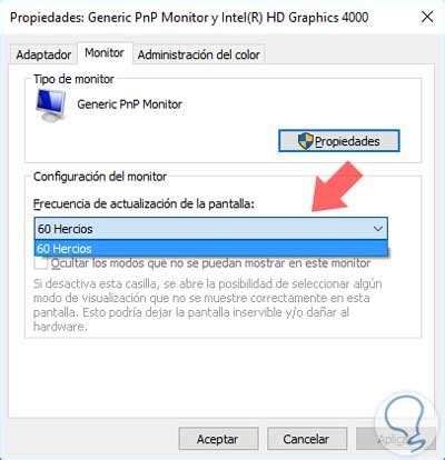 C Mo Saber La Tasa De Refresco Del Monitor Cambiar Hercios Hz Solvetic