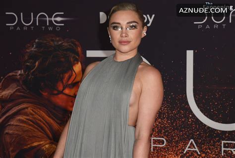 Florence Pugh Sexy Flashes Her Hot Boobs At Dune Part Two Premiere In New York City Aznude