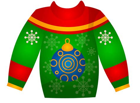 Ugly Christmas Sweater Clipart Transparent Clipart World