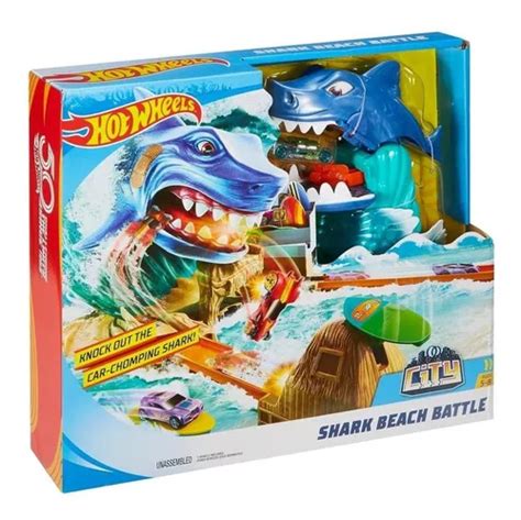 Pista De Juguete Hot Wheels City Batalla En Playa Tiburón en venta en Huixquilucan Estado De