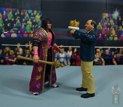 wwe bret hart king of the ring 1993 figure review - getting crowned by mean gene okerlund ...