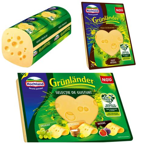 Grunlander, un nou brand de branzeturi lansat de Hochland