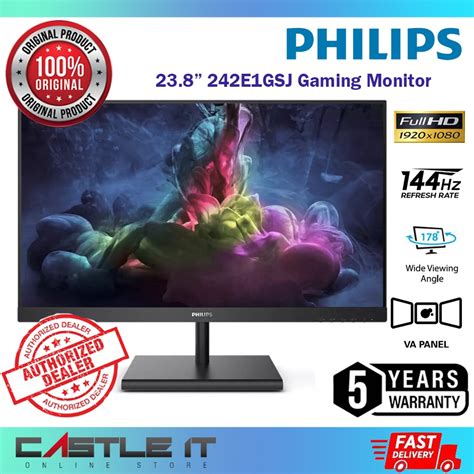 Philips 242E1GSJ 24 144HZ Gaming Monitor 23 8 24 Inch 242E1GSJ 69 VA