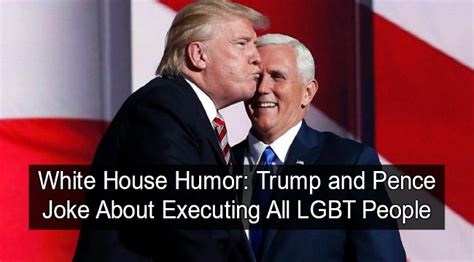 Donald Trump Jokes Pence Wants To Hang All Gay People JRL CHARTS
