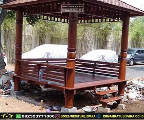 Gazebo Solo Jati Kelapa Jepara Rumahkayujepara Co Id