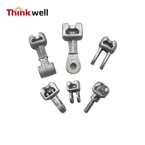 Forged Electric Power Fitting Galvanized Coupling Fittings Eye Socket