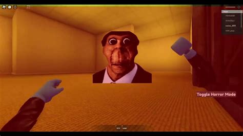 Roblox Run From Obunga The Backrooms Youtube