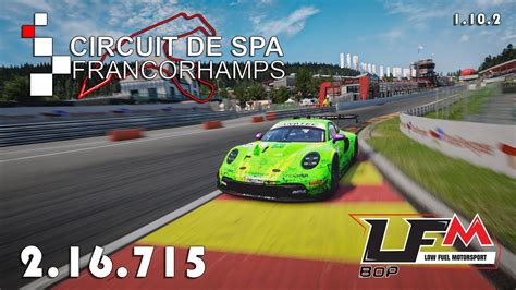 Assetto Corsa Competizione Porsche Gt R Spa Francorchamps