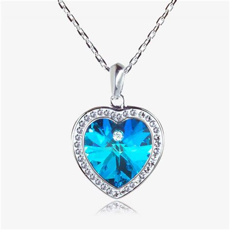 Sabrina Heart Necklace Made With Swarovski ® Crystals