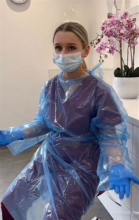 Beautiful Nurse Gorgeous Transparent Raincoat Diy Fashion Fashion