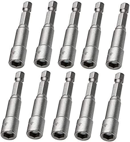 Amazon Eyech 10pcs Power Nut Driver Set 1 4 Hex Shank Magnetic