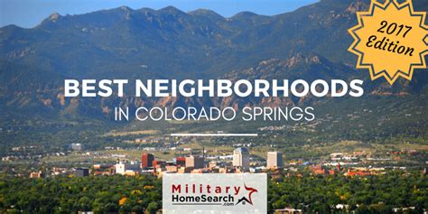 The Best Neighborhood In Colorado Springs