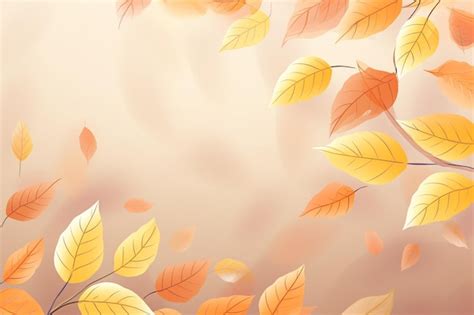 Premium Vector Autumn Leaves Falling Vector Illustration