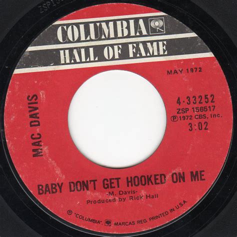 Mac Davis - Baby Don't Get Hooked On Me (Vinyl) | Discogs