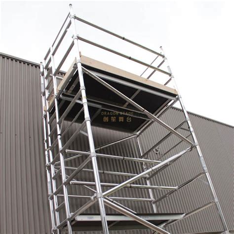 Portable Adjustable Double scaffolding with climbing ladder from China ...