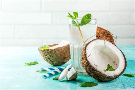 Premium Photo | Fresh organic coconut water