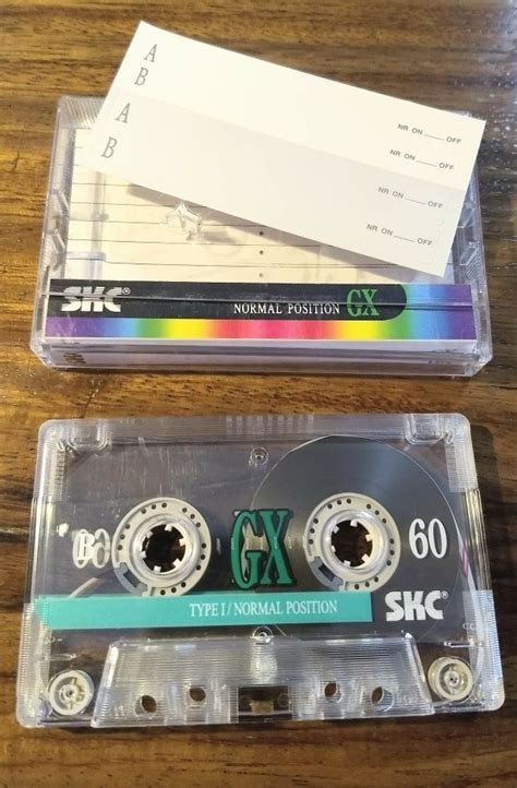 Caja De 10 Pzas Cassette Skc Gx60 Vintage Virgen Para Grabar Envío Gratis