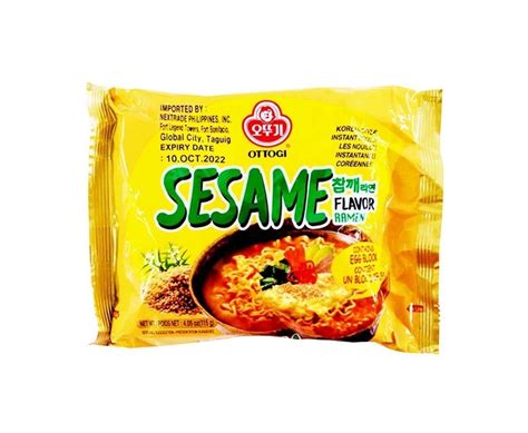 Ottogi Sesame Flavor Ramen Korean Style Instant Noodles G