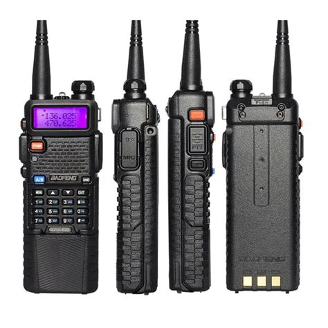 Baofeng Uv R Walkie Talkie Vhf Uhf Dual Band Mah Long Standby W