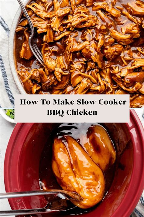 Easy Slow Cooker Bbq Chicken Recipe