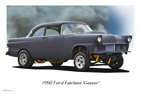 1956 Ford Fairlane Gasser Photograph By Dave Koontz Pixels