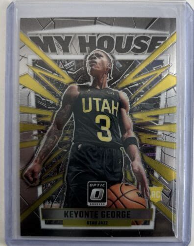 Keyonte George 2023 24 Panini Do Russ Optic My House Purple Prizm SP 4