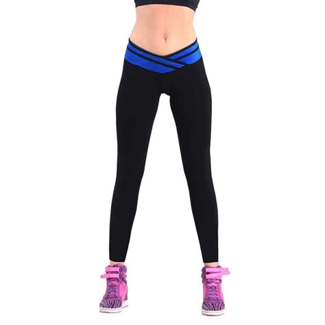 Besgo Sexy High V Waist Stretched Women S Sports Pants Gym Fitness