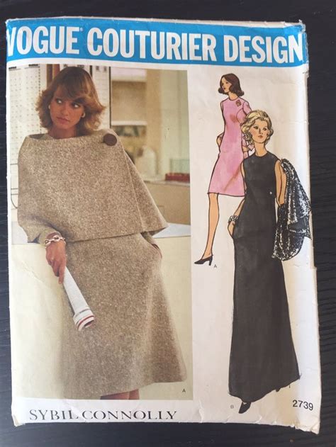 Vogue Couturier Design Sewing Pattern By Sybil Connolly Etsy