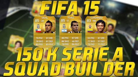 FIFA 15 SQUAD BUILDER ITA FUT 15 BEST SERIE A Squad Builder