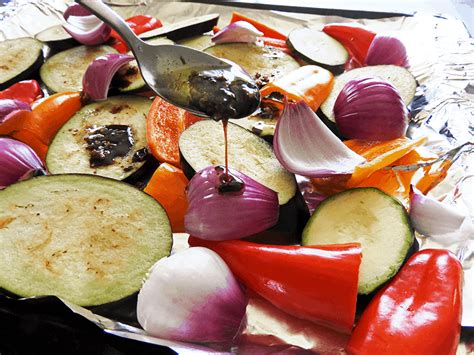 Balsamic Mediterranean Roasted Vegetables Recipe Feed Your Sole