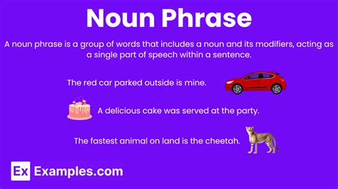 Noun Phrase - 30+ Examples, Definition, Types, How to Use, Tips