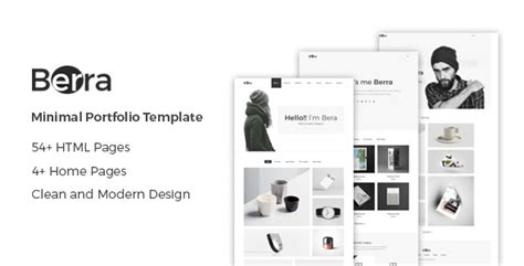 Berra - Minimal Personal Portfolio HTML Template by DevItems | ThemeForest